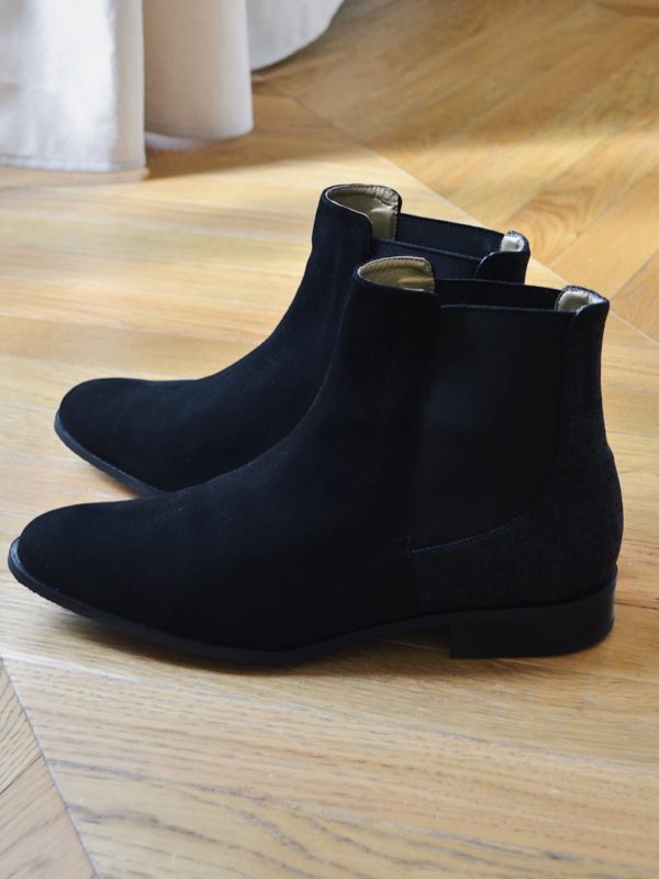 boots chelsea noire femme grande pointure